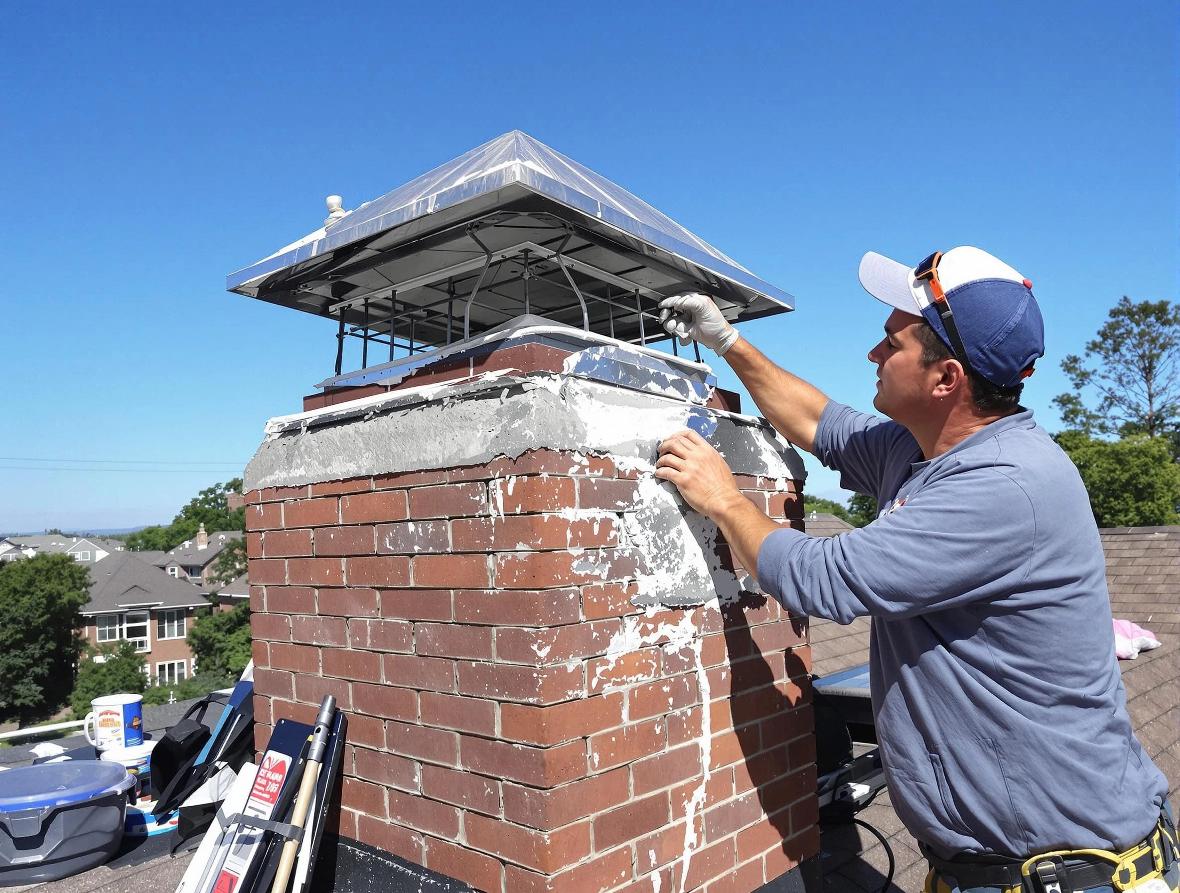 Chimney Crown Services service in Peachtree City, GA