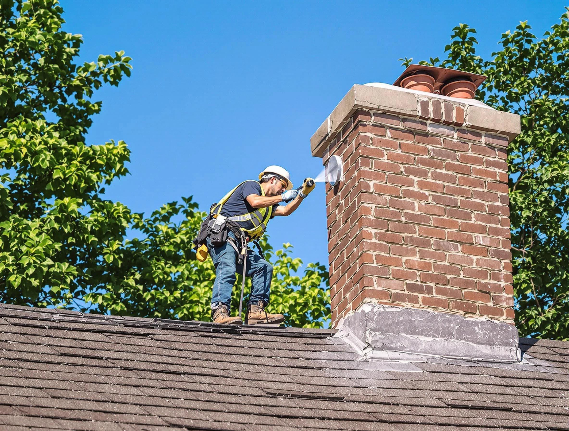 Peachtree City Chimney Sweep performing an inspection with advanced tools in Peachtree City, GA