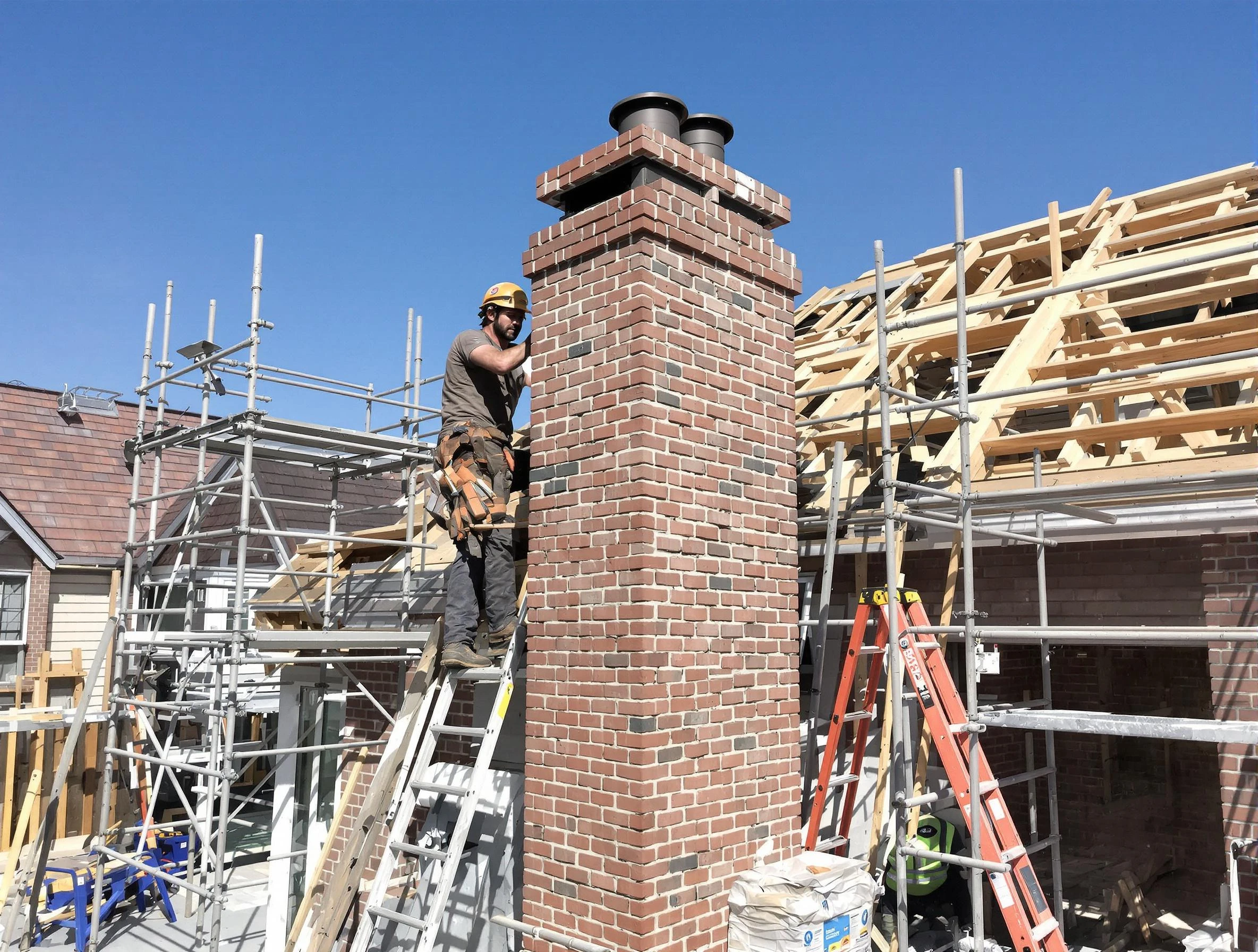 New chimney installation completed by Peachtree City Chimney Sweep in Peachtree City, GA